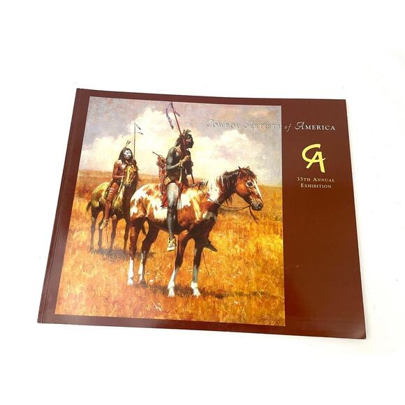 Cowboy Artists of America Paperback 35th Phoenix Art Museum 2000 First Edition - Picture 1 of 15